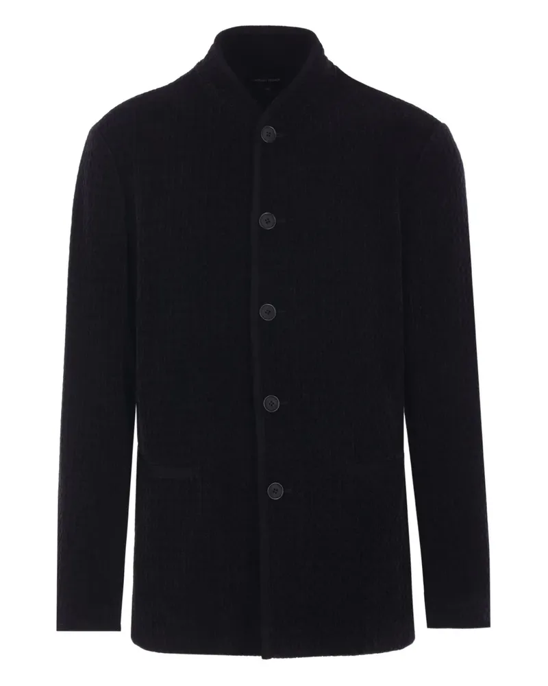 Giorgio Armani Cardigan mit Knopfleiste - Schwarz Schwarz