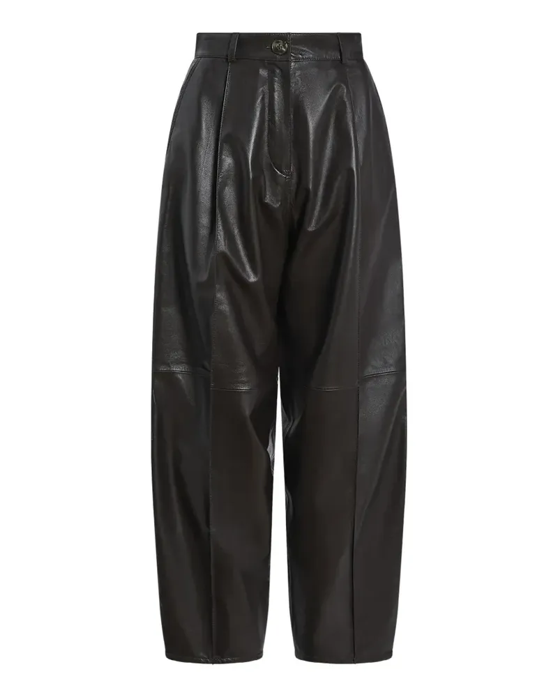 Yves Salomon Hose aus Leder - Braun Braun