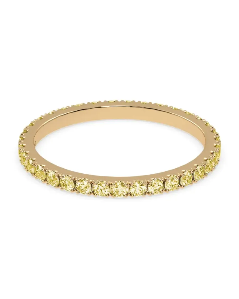 VEYNOU Elara Memory Ring aus 18kt recyceltem Gelbgold mit Diamant Gelb