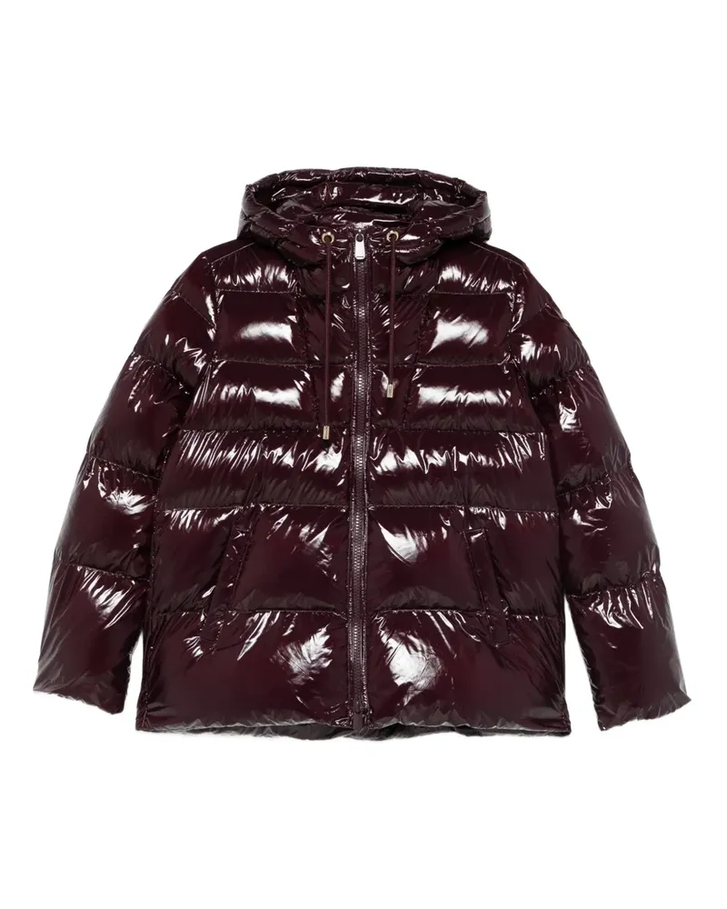 Pinko Gesteppte Kapuzenjacke - Violett Violett