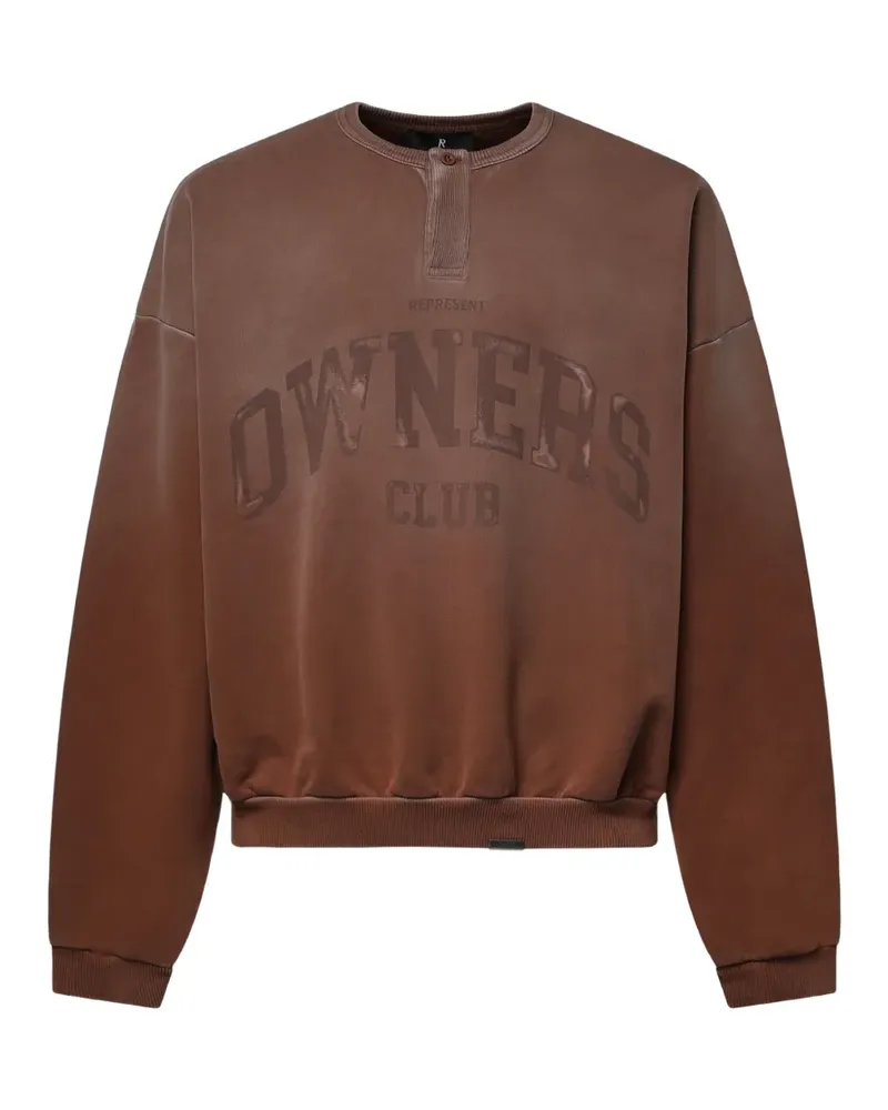 REPRESENT Owners Club logo-print sweater - Braun Braun