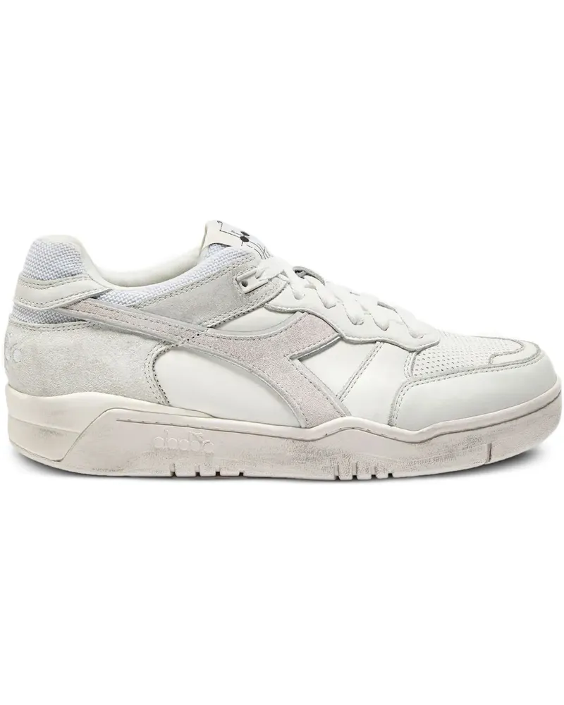 Diadora Perforierte Sneakers - Weiß Weiß