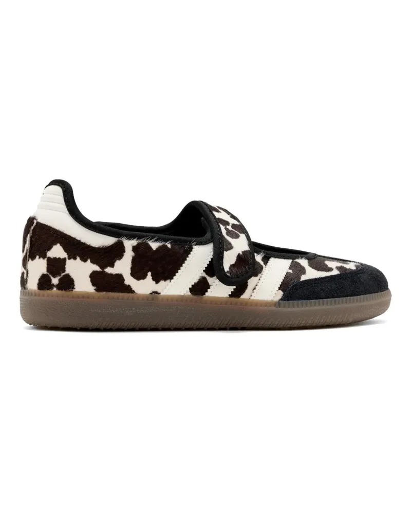 adidas Samba Jane Mary Janes mit Animal-Print - Weiß Weiß