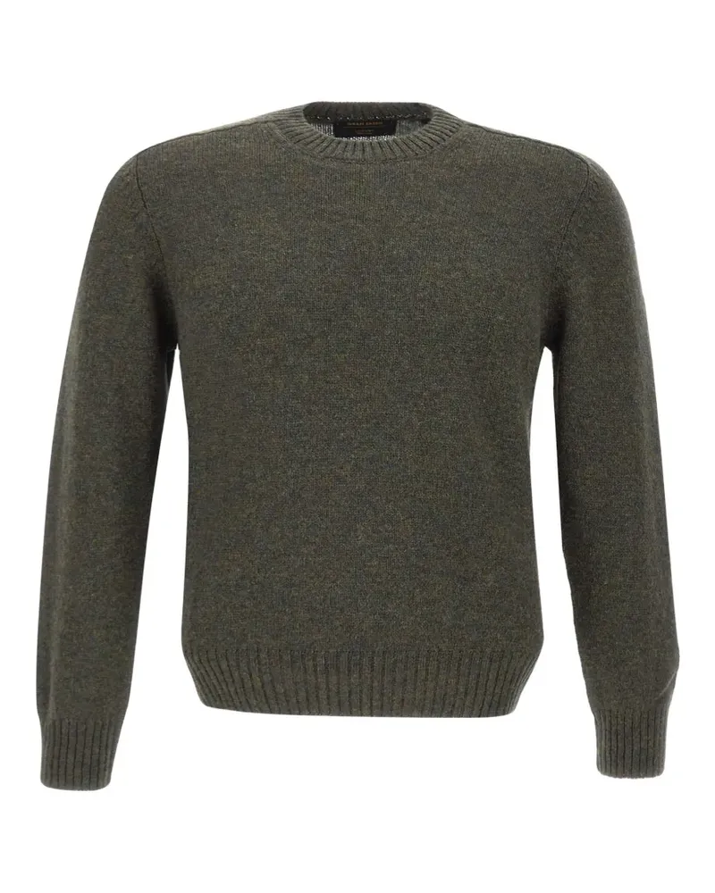 Gran Sasso crew-neck virgin-wool sweater - Grün Grün