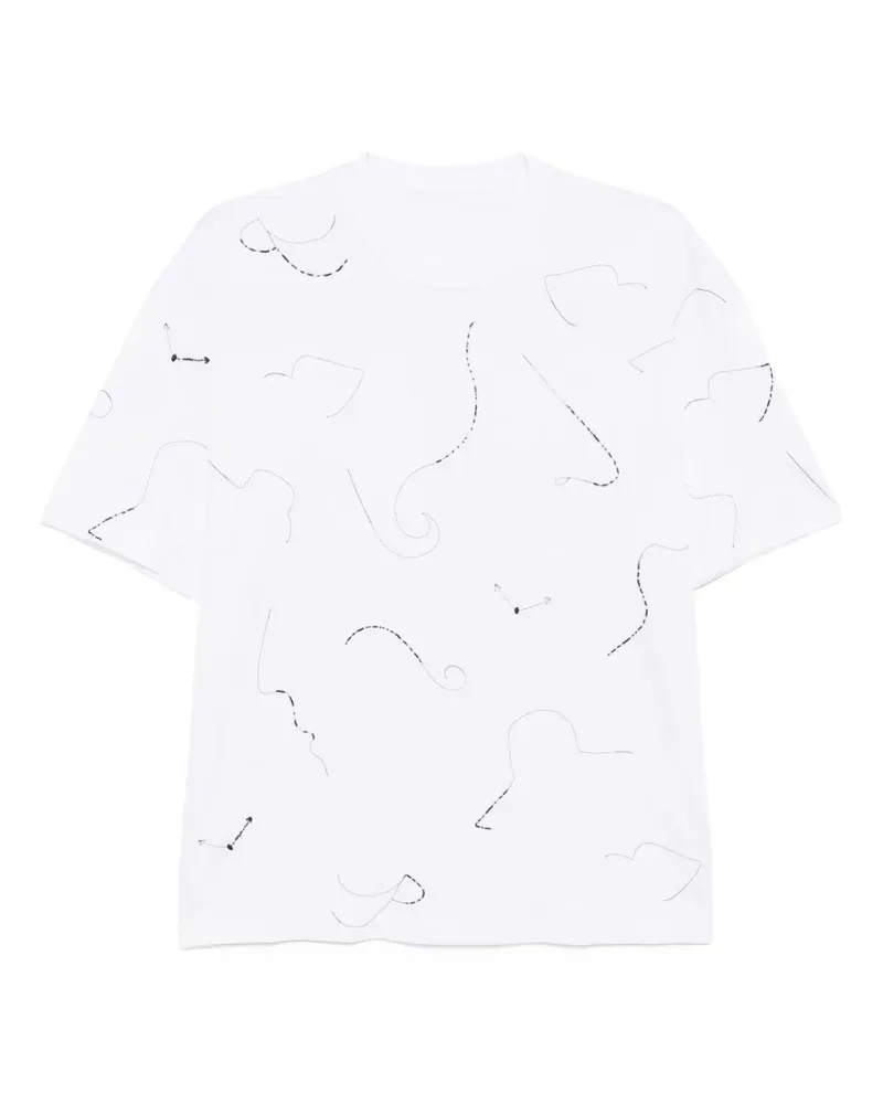 JNBY Klassisches T-Shirt - Weiß Weiß