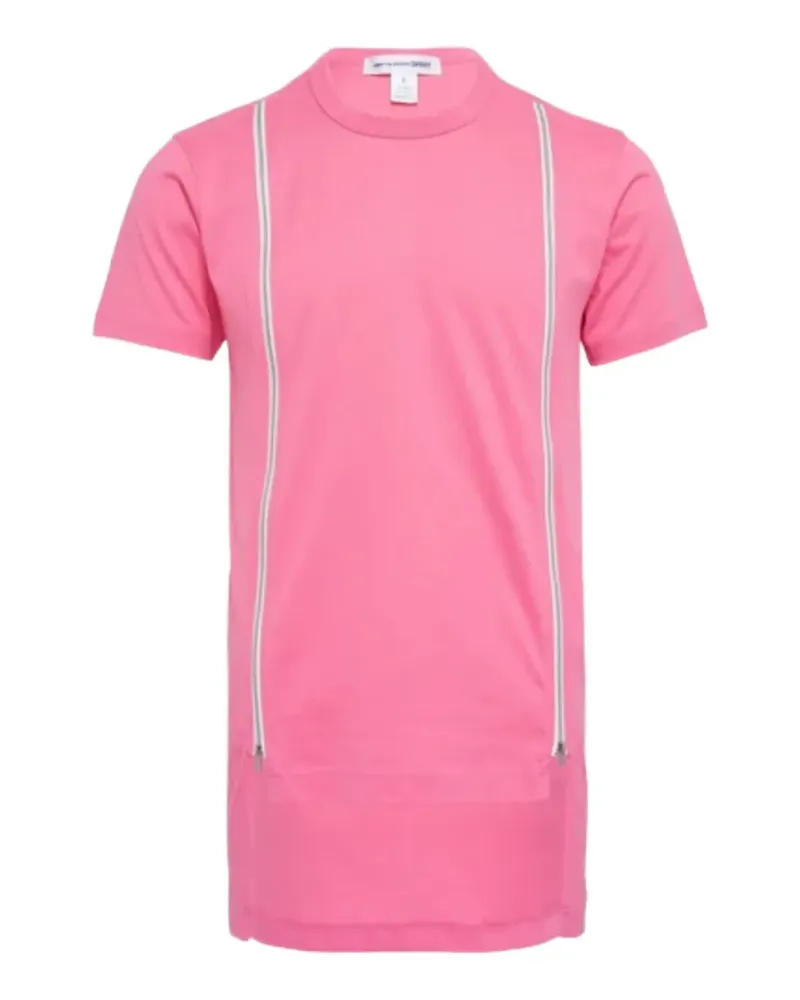 Comme des Garçons zip T-shirt - Rosa Rosa