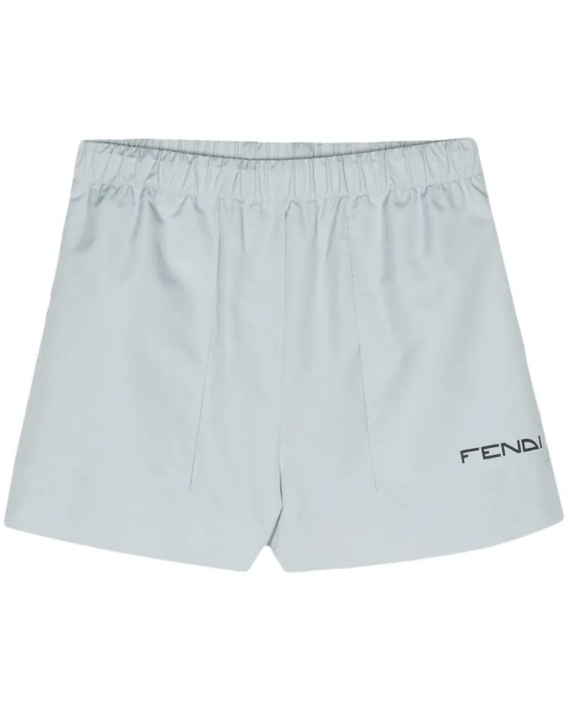 Fendi Shorts mit elastischem Bund - Blau Blau