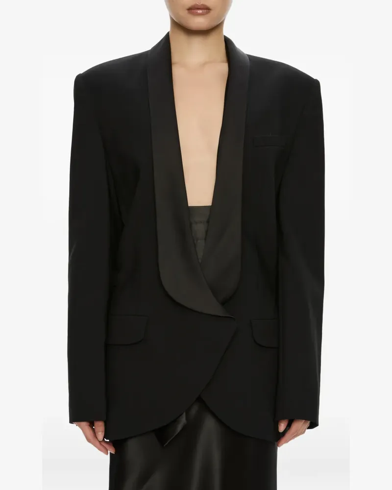 Christopher Esber Blazer mit Smoking-Kontrast - Schwarz Schwarz