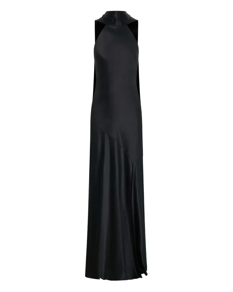 NICHOLAS Isa Maxikleid - Schwarz Schwarz