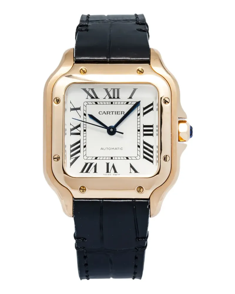 Cartier Santos Armbanduhr 35mm - Weiß Weiß