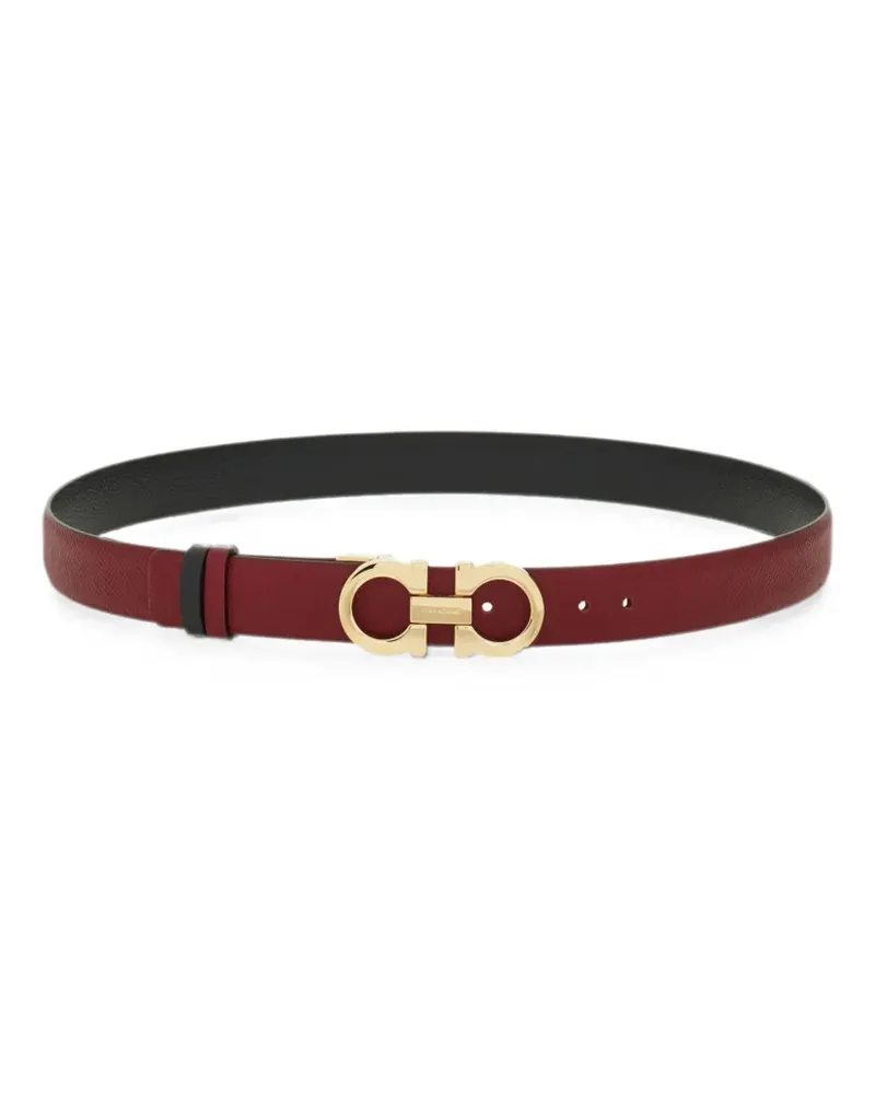 Ferragamo Gancini buckle belt - Rot Rot
