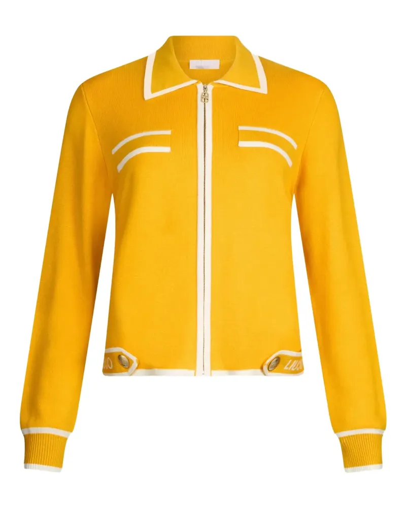 Liu Jo Cardigan mit Reißverschluss - Gelb Gelb