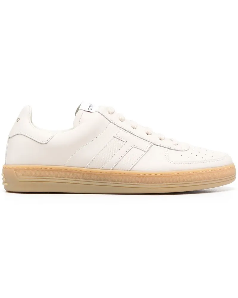 Tom Ford Sneakers mit Logo-Patch Nude