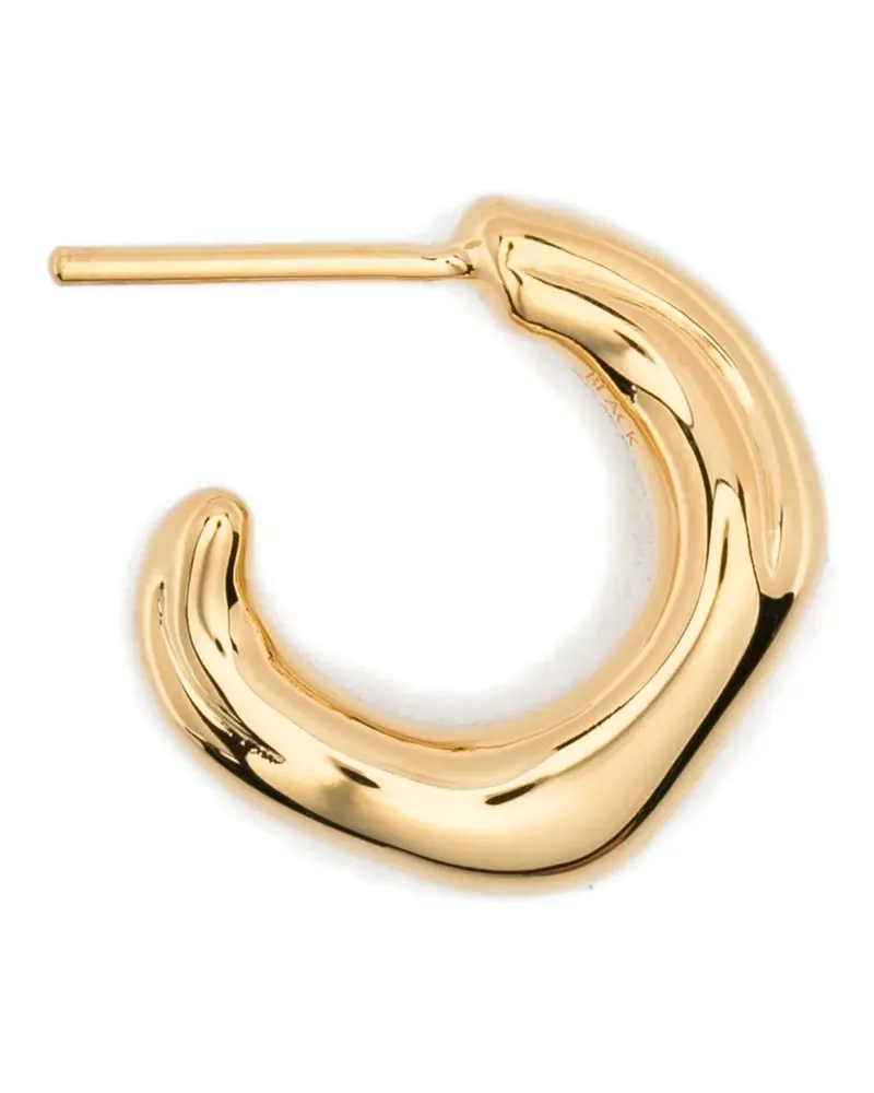 Maria Black Anil Wavy Creolen - Gold Gold