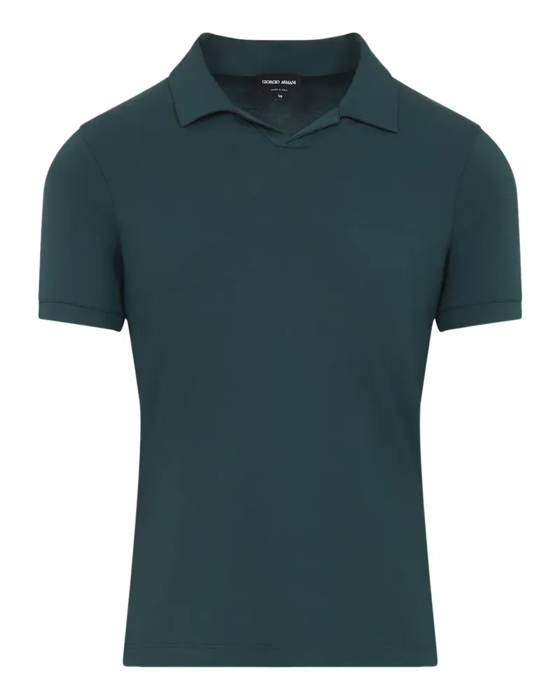 Giorgio Armani Klassisches Poloshirt - Grün Grün