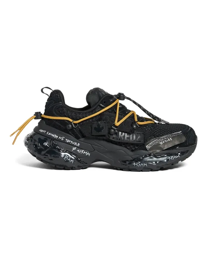 Dsquared2 Faster Sneakers - Schwarz Schwarz