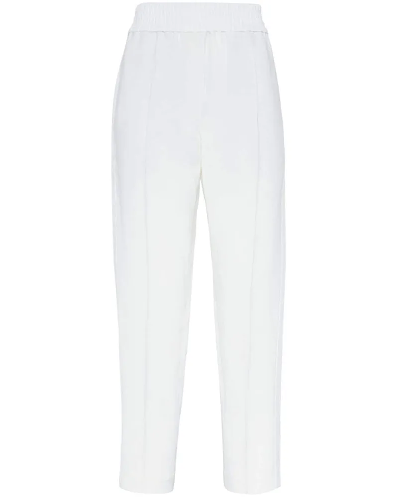 Brunello Cucinelli Cropped-Hose mit Streifen - Nude Nude