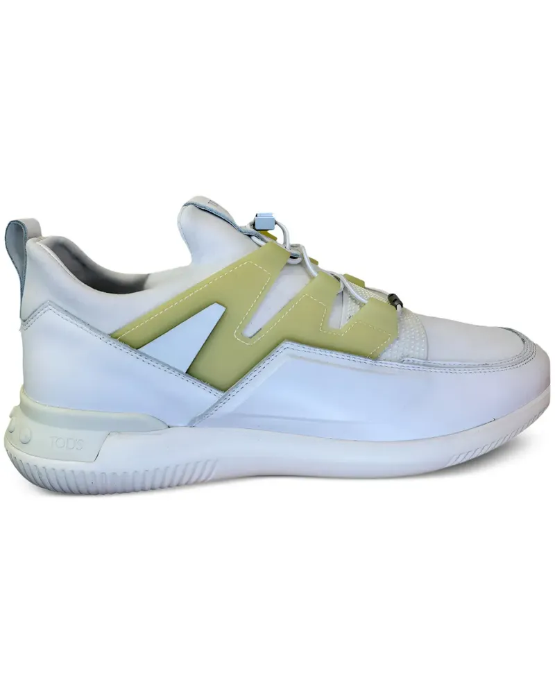 TOD'S Sneakers mit Ledereinsätzen - Weiß Weiß
