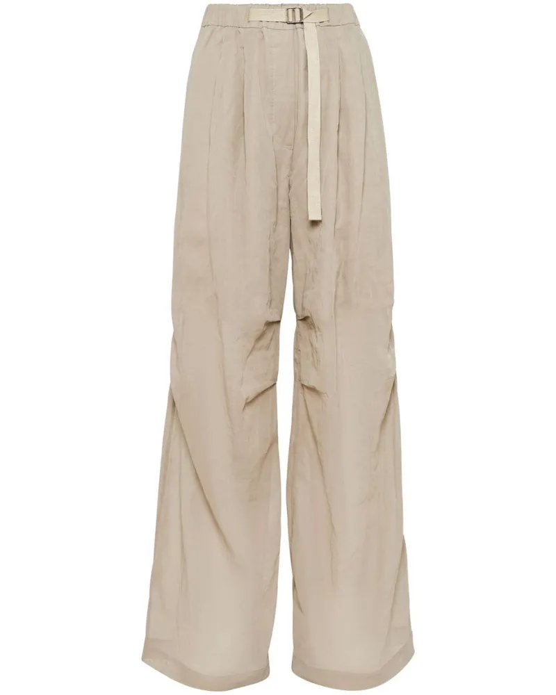 Brunello Cucinelli Hose mit Gürtel - Nude Nude