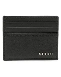 Gucci Kartenetui mit Logo Schwarz