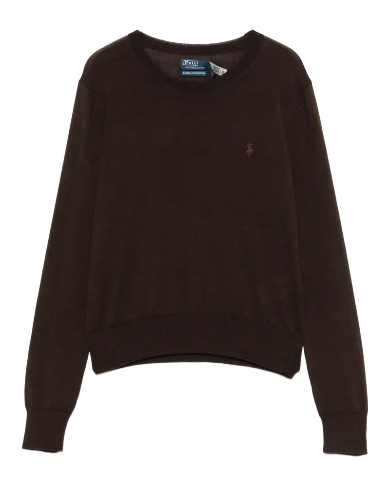 Ralph Lauren Pullover mit Logo-Stickerei - Braun Braun