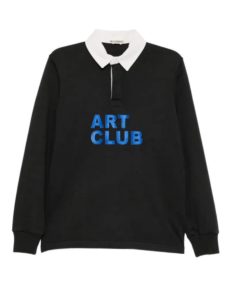 J.W.Anderson Art Club Poloshirt - Schwarz Schwarz