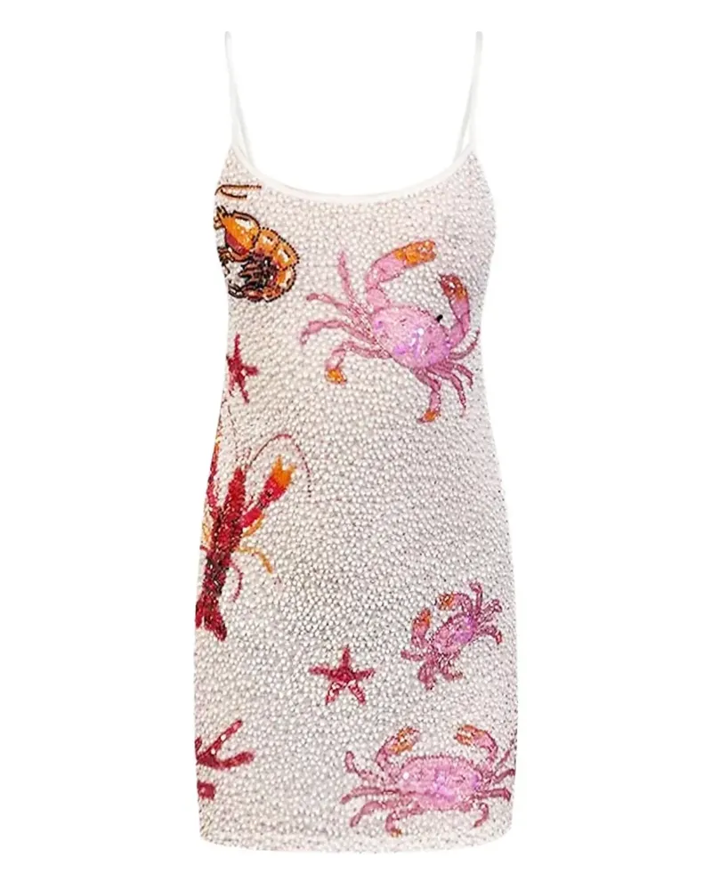 Leslie Amon Seafood dress - Weiß Weiß