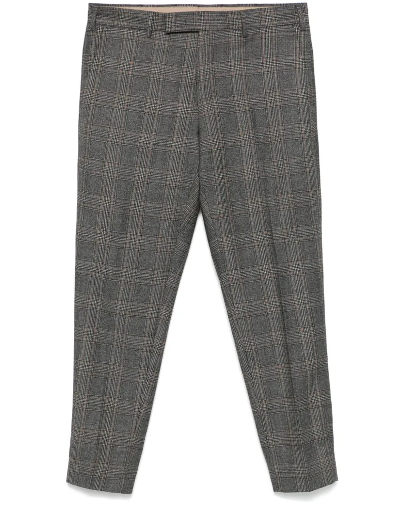 PT TORINO Karierte Hose - Grau Grau