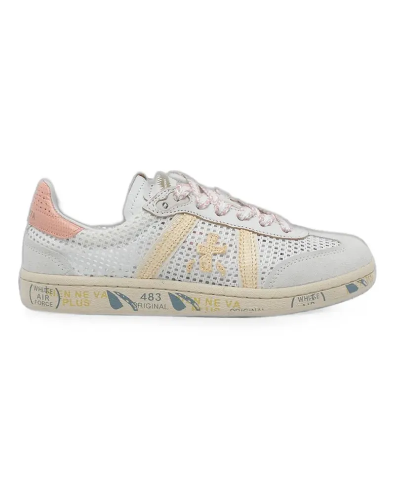 Premiata Bonnie perforated sneakers - Weiß Weiß