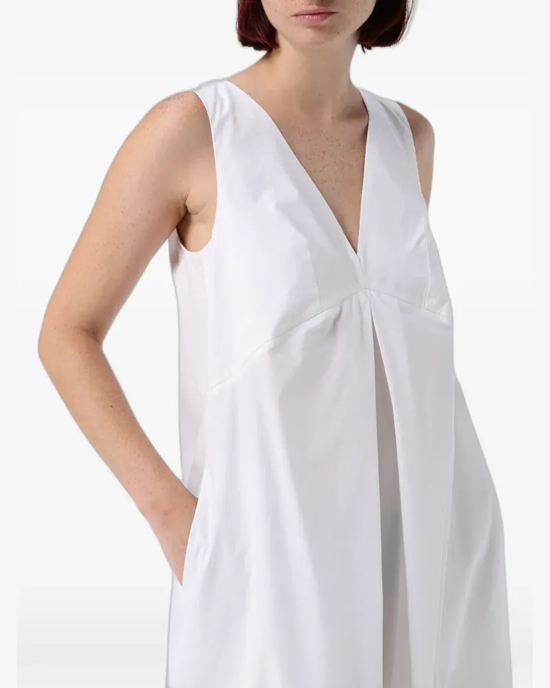 MEIMEIJ floral-appliqué maxi dress - Weiß Weiß