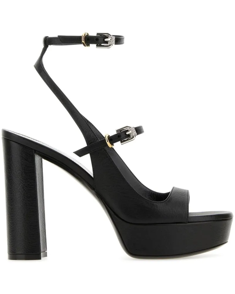 Givenchy 115mm Plateau-Sandalen - Schwarz Schwarz