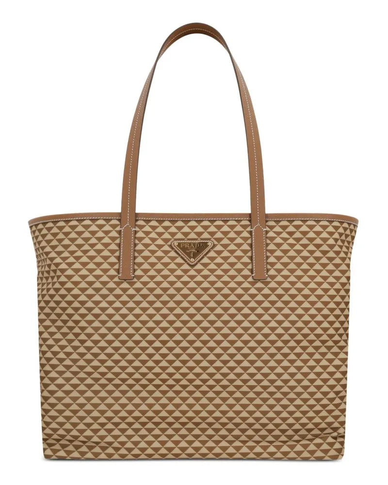 Prada Re-Nylon Shopper - Nude Nude