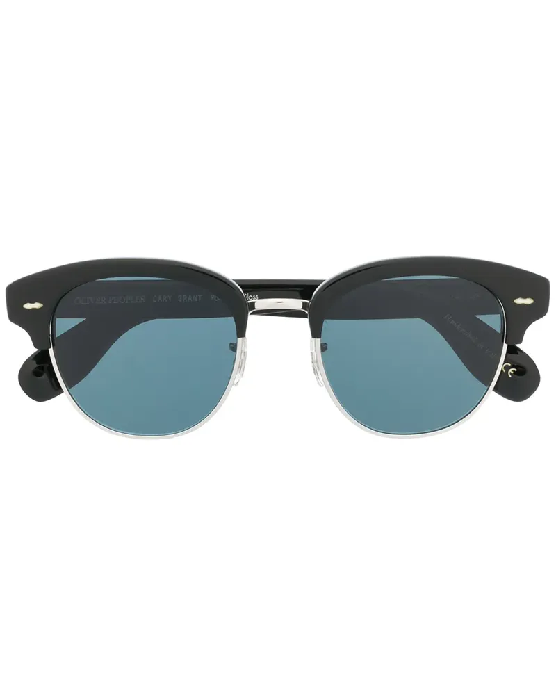 Oliver Peoples Eckige Sonnenbrille - Schwarz Schwarz