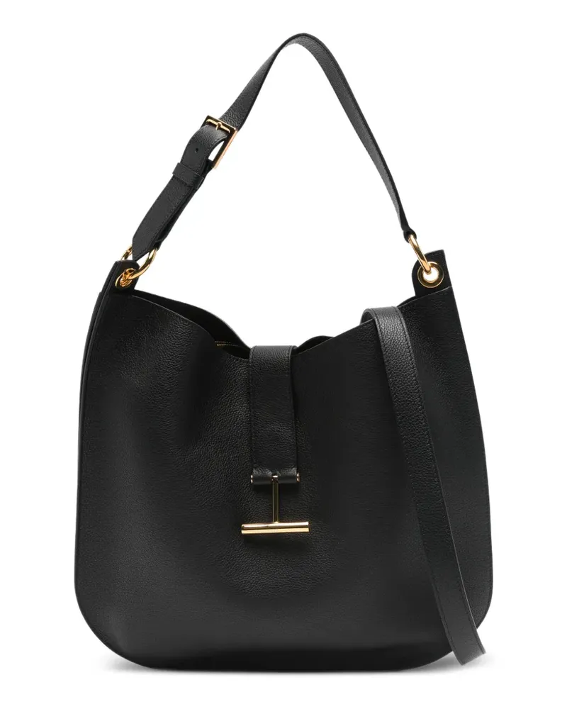 Tom Ford Tara T-Bar leather shoulder bag - Schwarz Schwarz