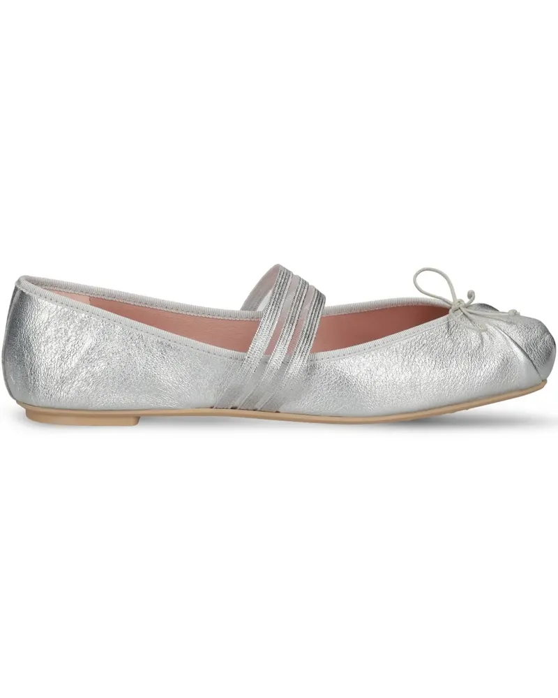 Pretty Ballerinas Ballerinas aus Leder - Silber Silber
