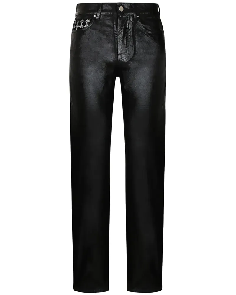 Amiri Jeans im Distressed-Look - Schwarz Schwarz