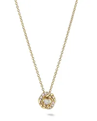 David Yurman 18kt Petite Infinity Gelbgoldhalskette Gold