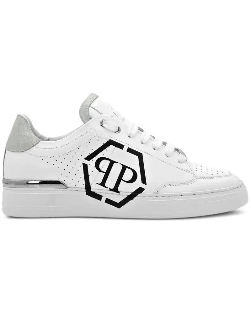 Philipp Plein Hexagon Sneakers - Weiß Weiß