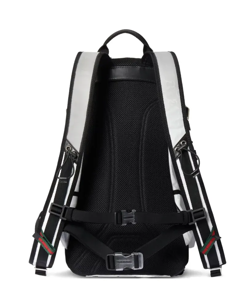 Gucci Kleiner Rucksack mit Logo - Weiß Weiß