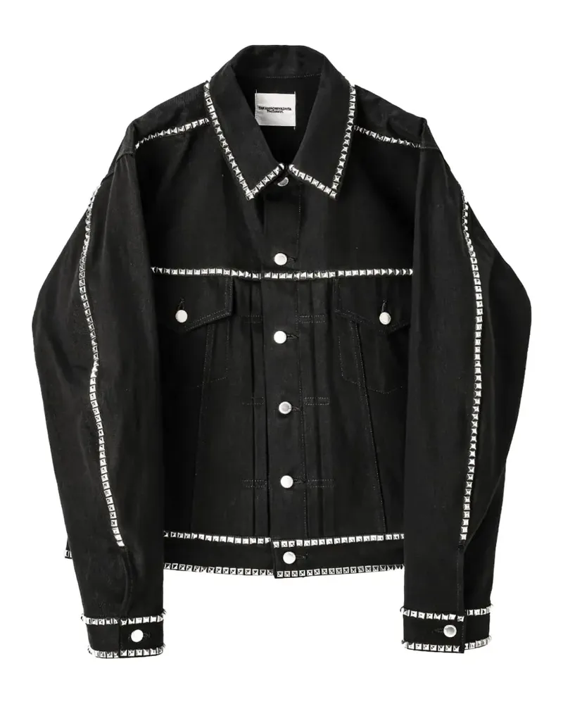 TheSoloIst Racker Jacke mit Nieten - Schwarz Schwarz
