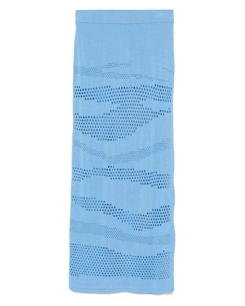 AKEP Gehäkelter Rock - Blau Blau