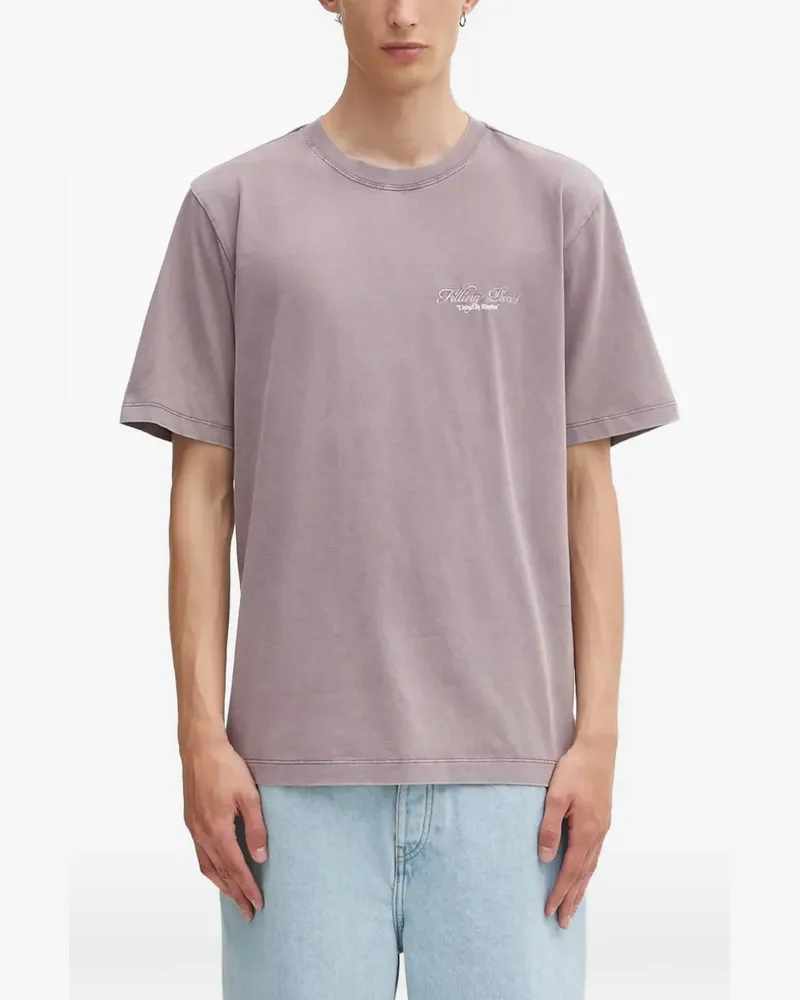 Filling Pieces Vinyl crew-neck T-shirt - Violett Violett