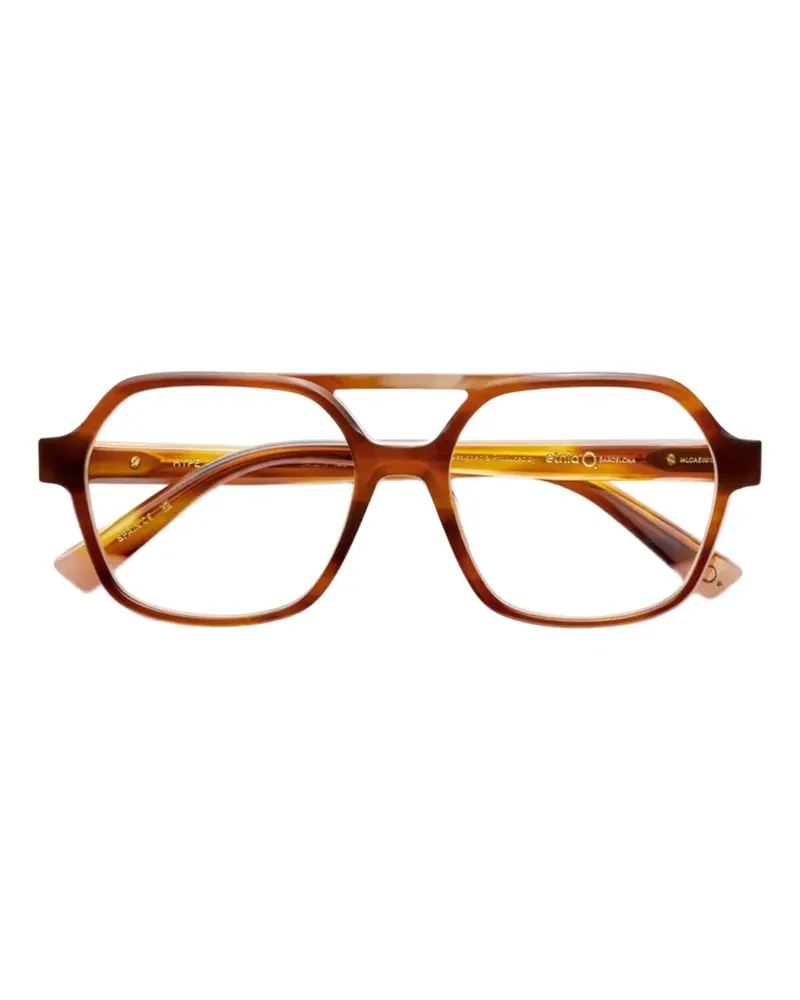 Etnia Barcelona Hype Brille mit geometrischem Gestell - Braun Braun