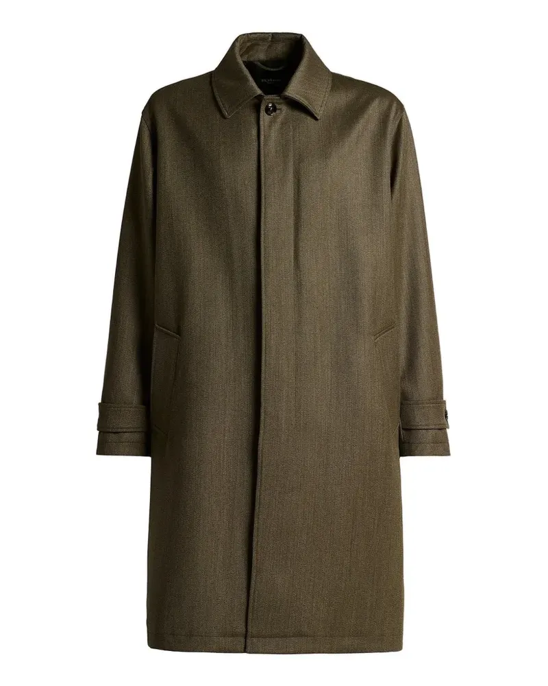 Kiton Mantel aus Schurwolle - Grün Grün