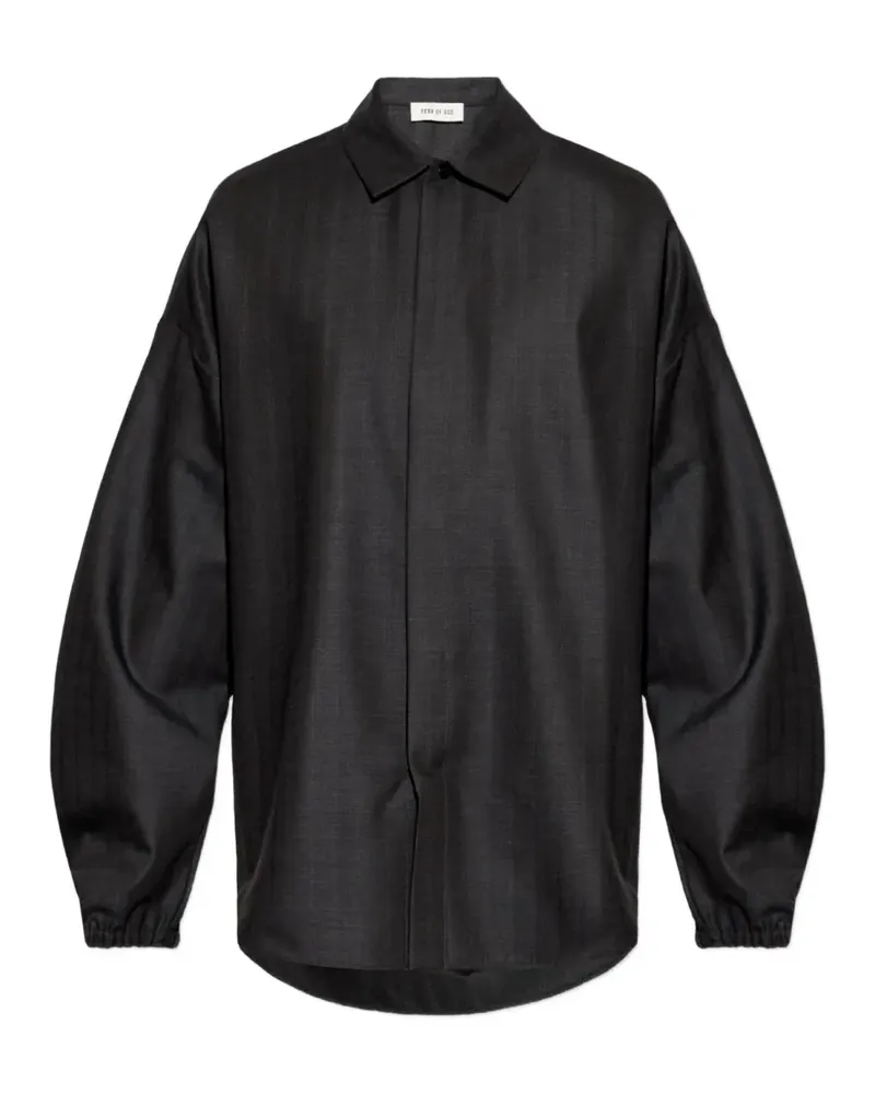Fear of God Gestreiftes Hemd - Grau Grau