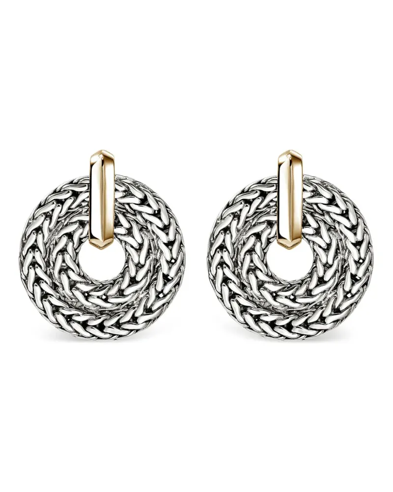 John Hardy Icon link earrings - Silber Silber