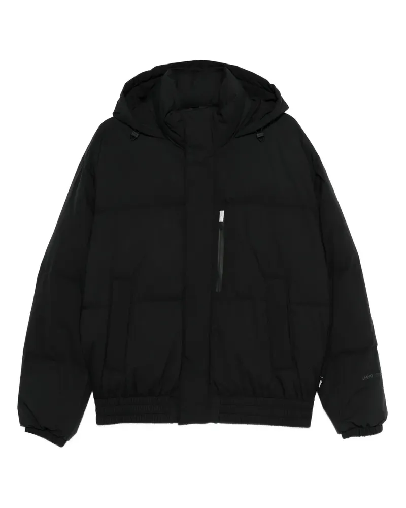 Herno Gefütterte Kapuzenjacke - Schwarz Schwarz