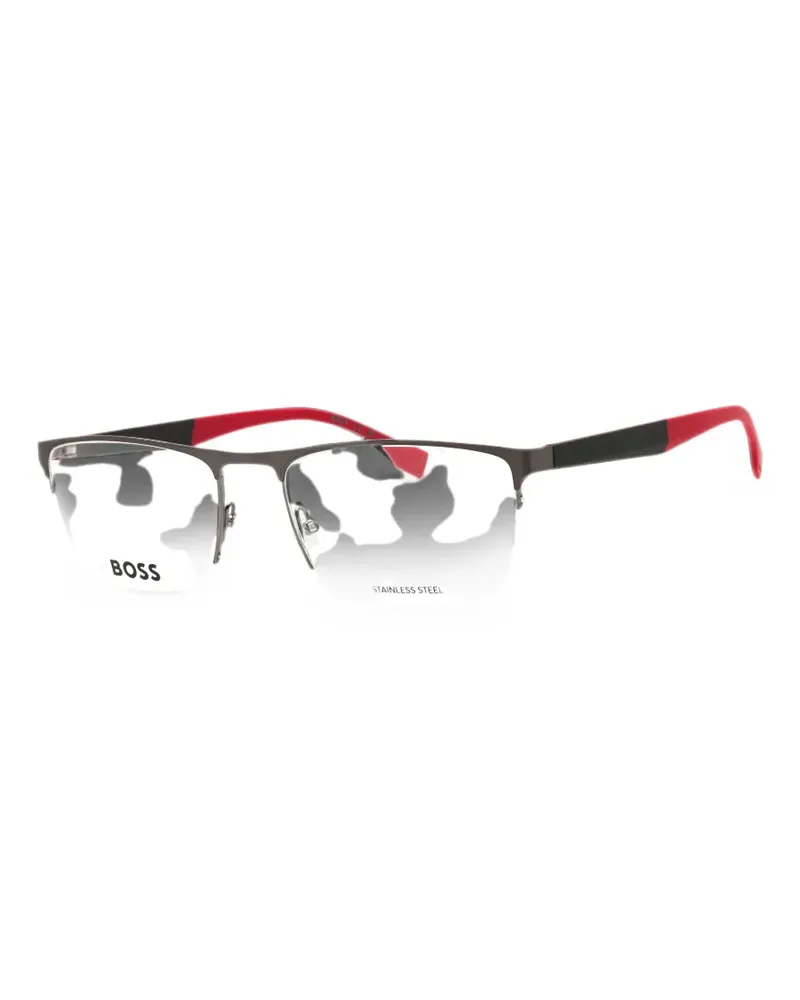 HUGO BOSS rectangle-frame glasses - Schwarz Schwarz