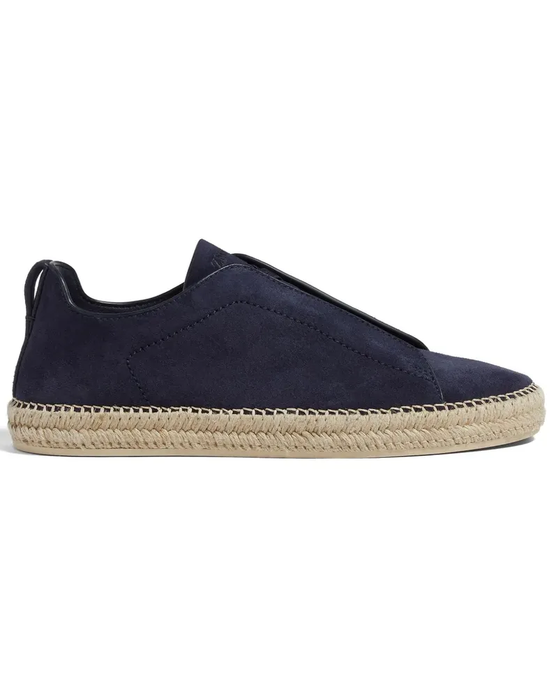Ermenegildo Zegna Triple Stitch Espadrilles - Blau Blau