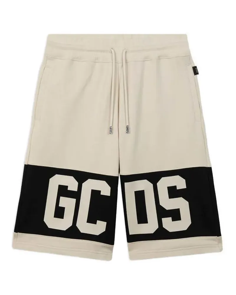 GCDS logo shorts - Nude Nude